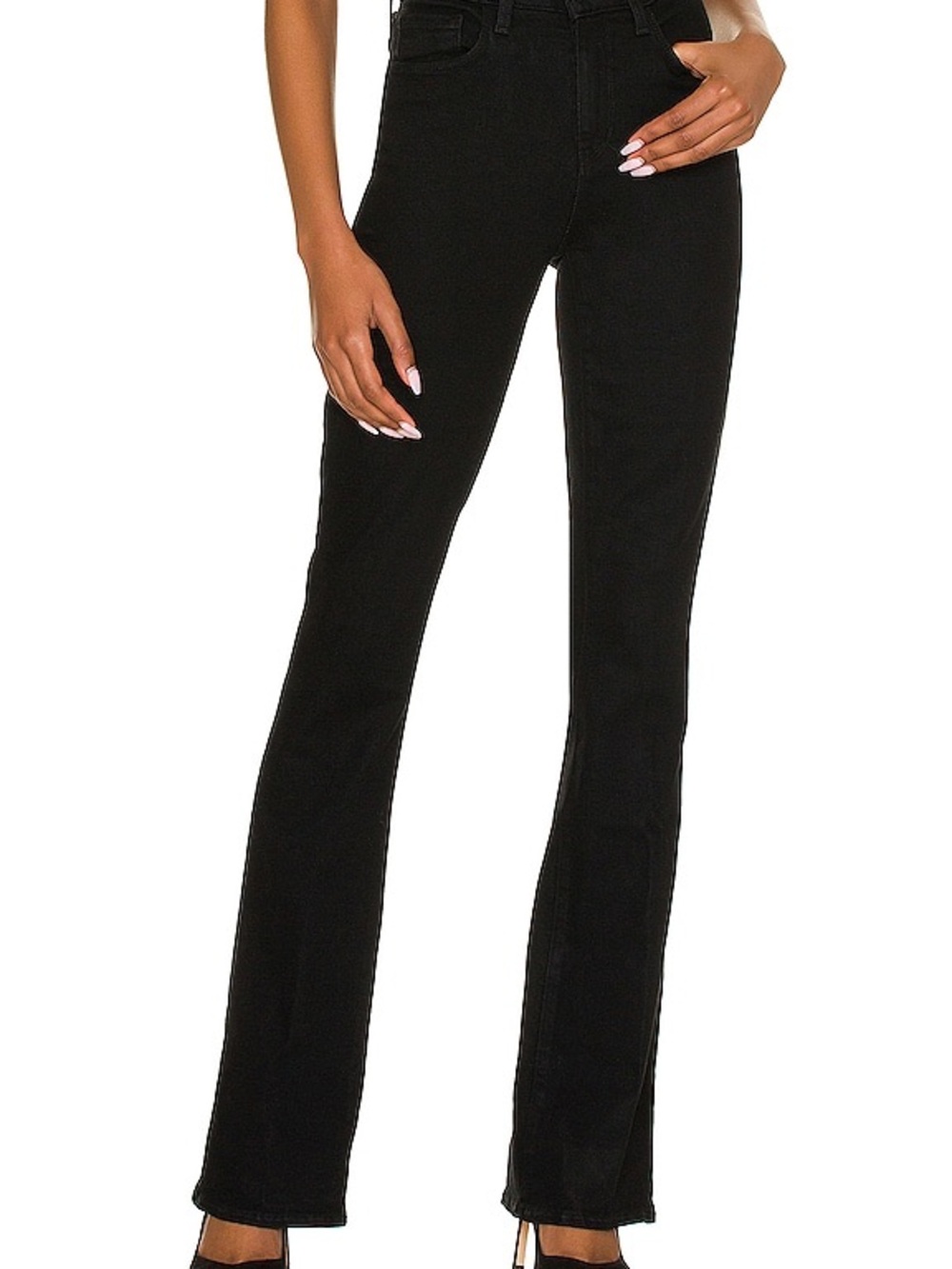 L’AGENCE Selma Black High Rise Tall Bootcut Jeans 29 x 34